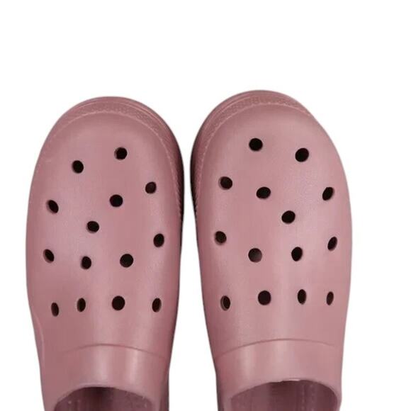 Steve Madden Shoes Women 9 Clog Slip On Scuff Mauve Comfort Rubber Casual Trendy - Picture 3 of 11
